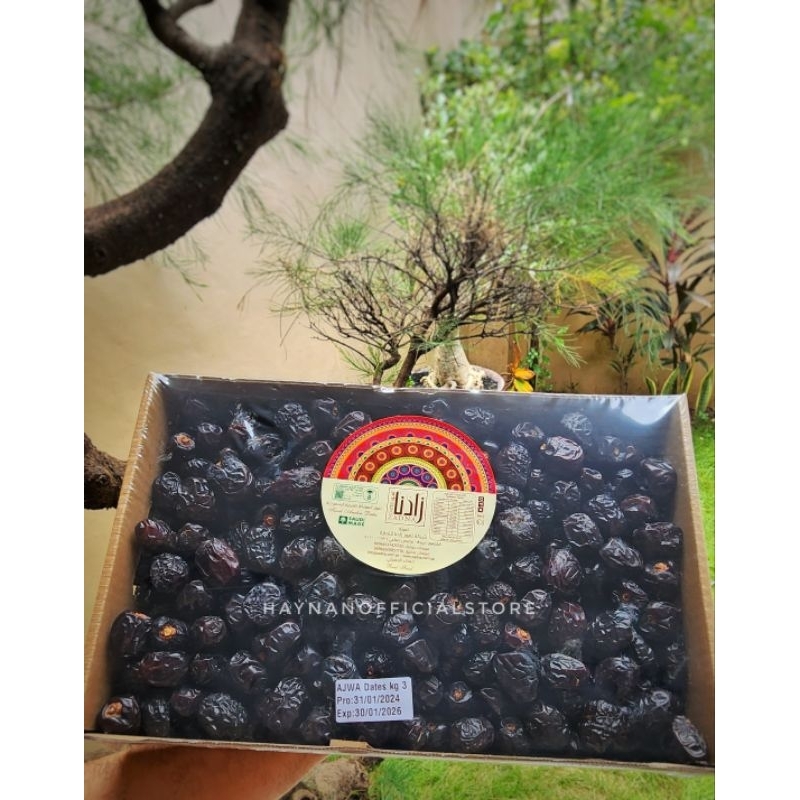 

KURMA AJWA MADINAH PREMIUM 3KG ZADNA