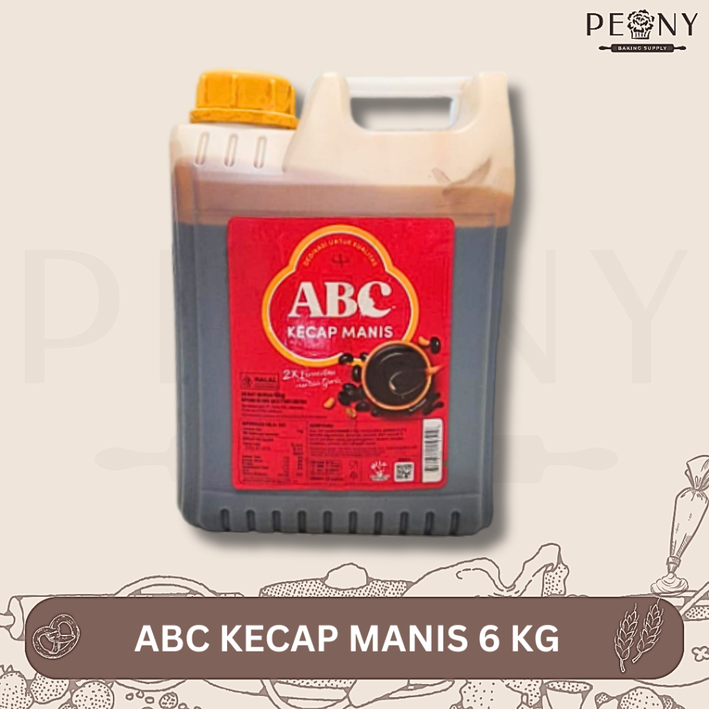 

(6 KG) ABC KECAP MANIS KEMASAN JERIGEN / KECAP MANIS BUMBU DAPUR