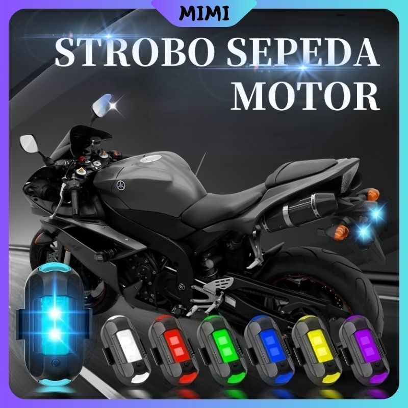 Lampu Led Strobo Safety Sein Dip Led Depan Belakang Sepeda Motor / Strobo Sepeda Motor Strobo Mobil