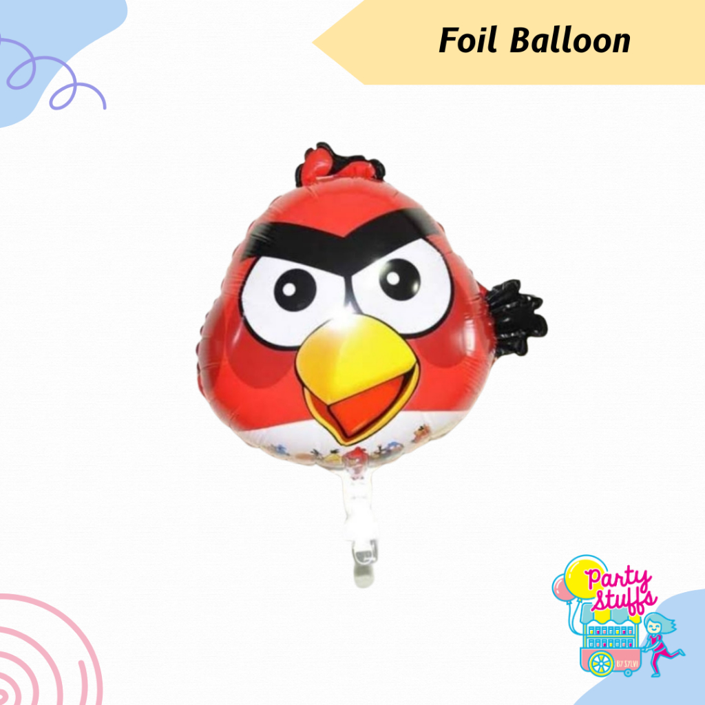 Balon foil angry birds | Foil angry birds balon