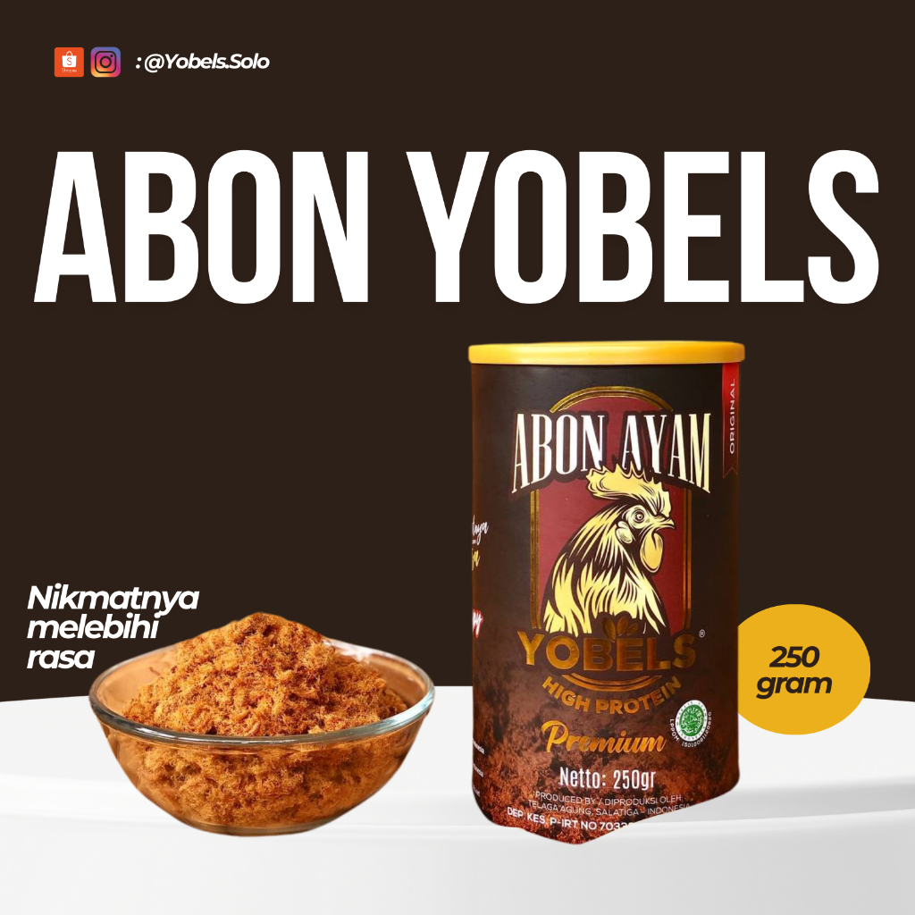 

Abon Sapi & Ayam Original Abon YOBELS 250gr