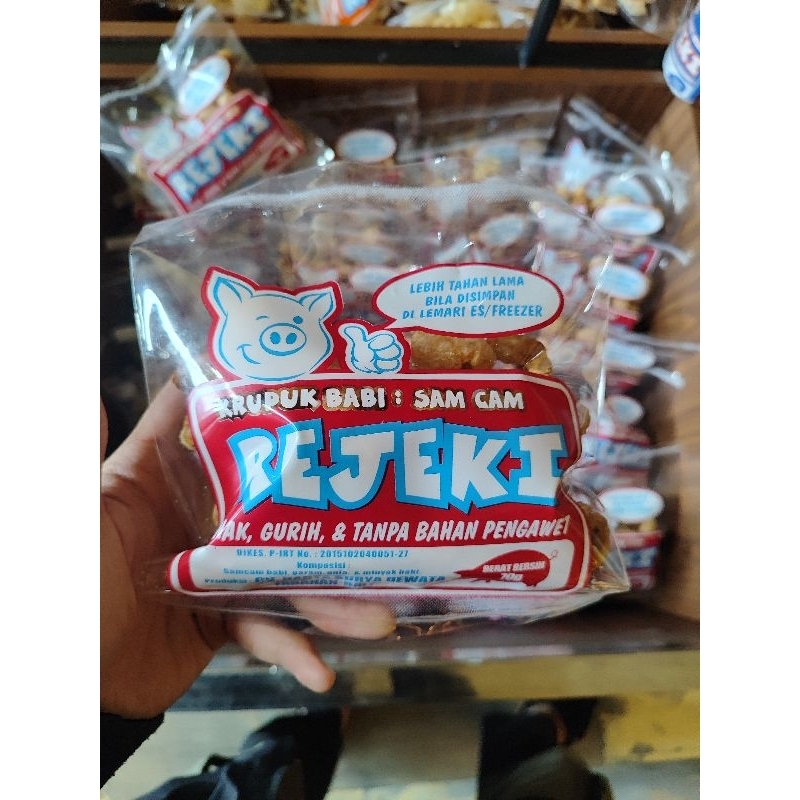 

Krupuk Babi Rejeki Samcam 70 gram