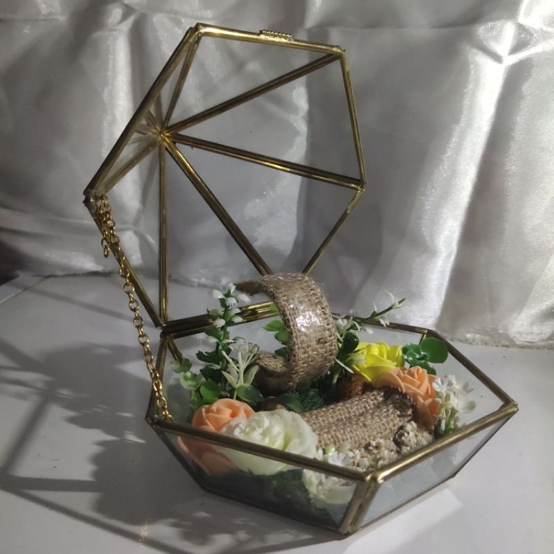 Akrilik cincin & gelang SESERAHAN/LAMARAN