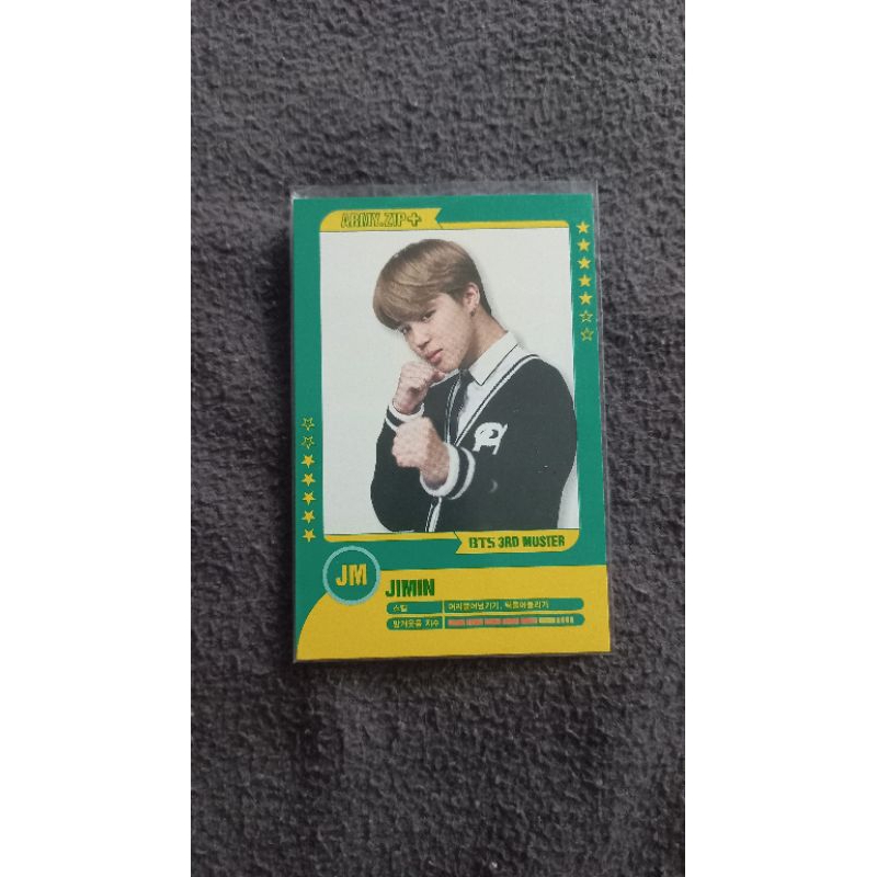 Photocard BTS 3rd Muster Jimin Official