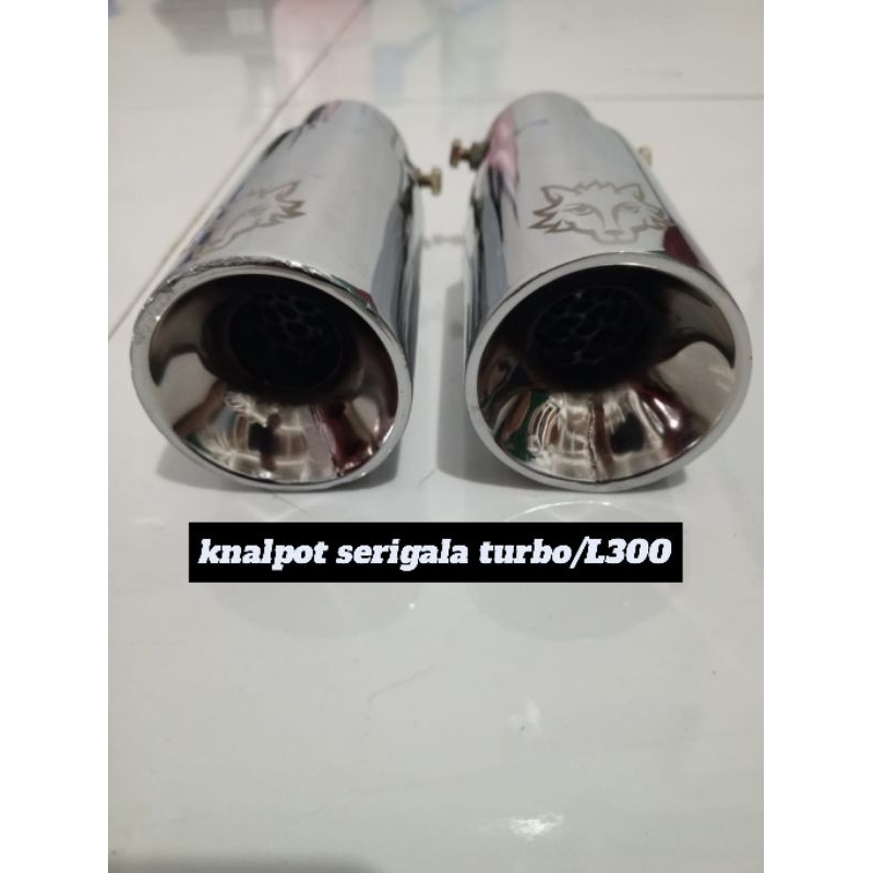 KNALPOT SERIGALA TURBO.L300.CANTER JAMIN BUNYI