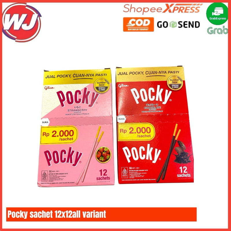 

POCKY SACHET 12X12GR ALL VARIANT
