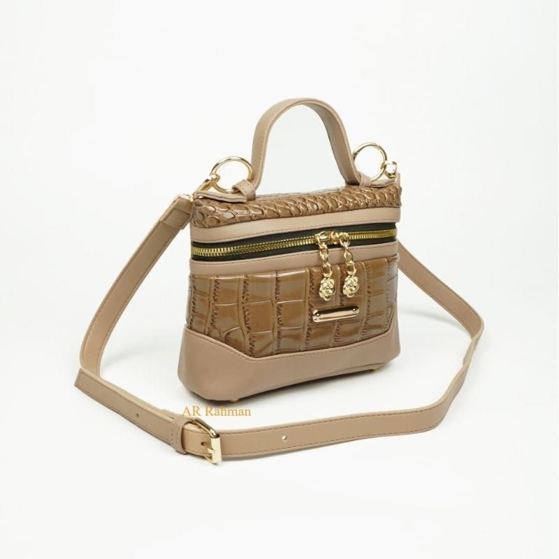 QIBAGS - Tas selempang wanita model tabung