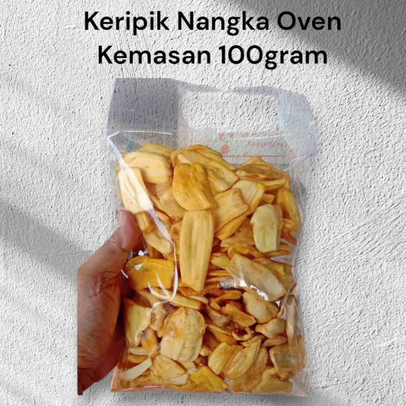 

Cemilan Keripik Nangka Oven Ukuran 100gram Best Seller Super Laris