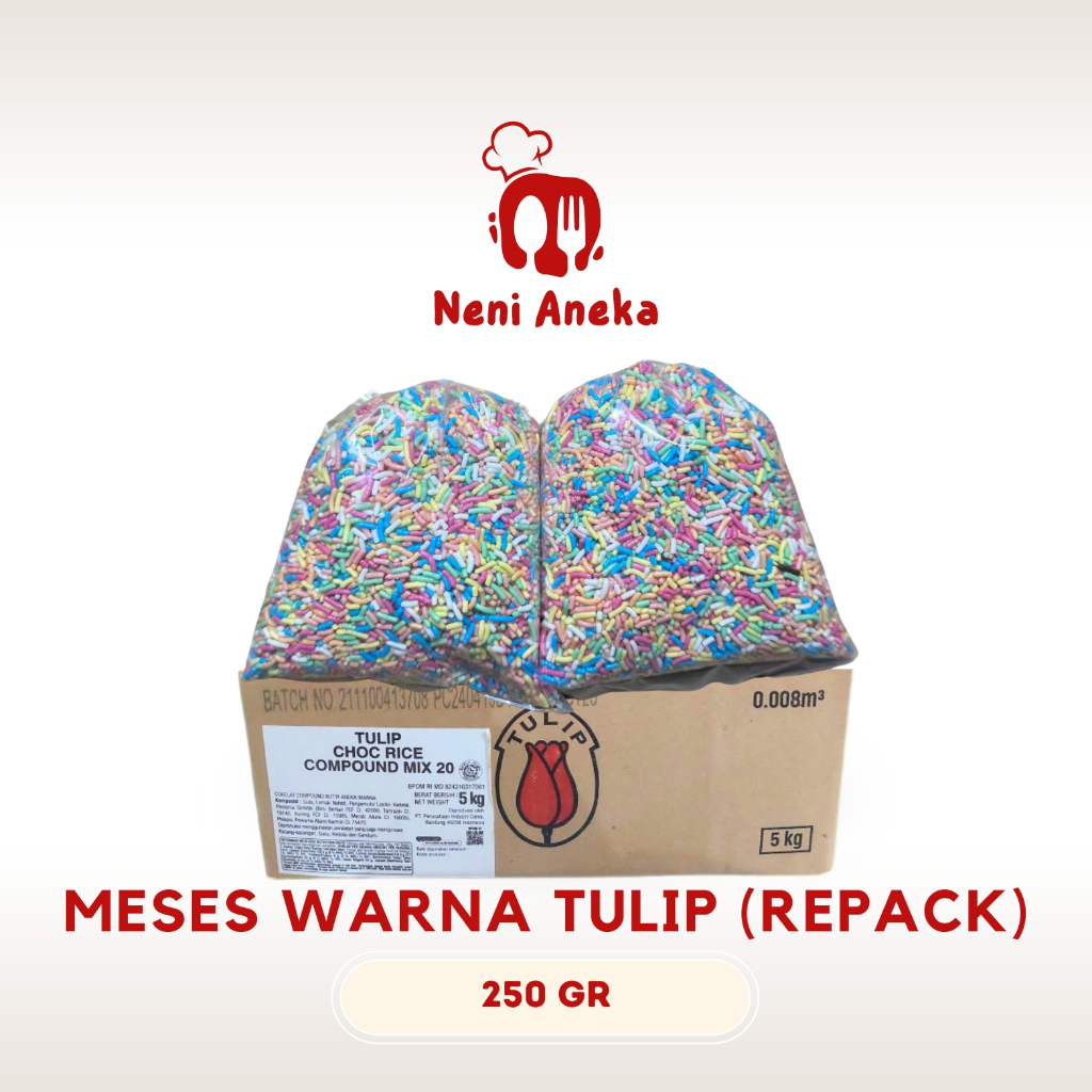 

Meses Tulip Warna Warni Repack - 250gr