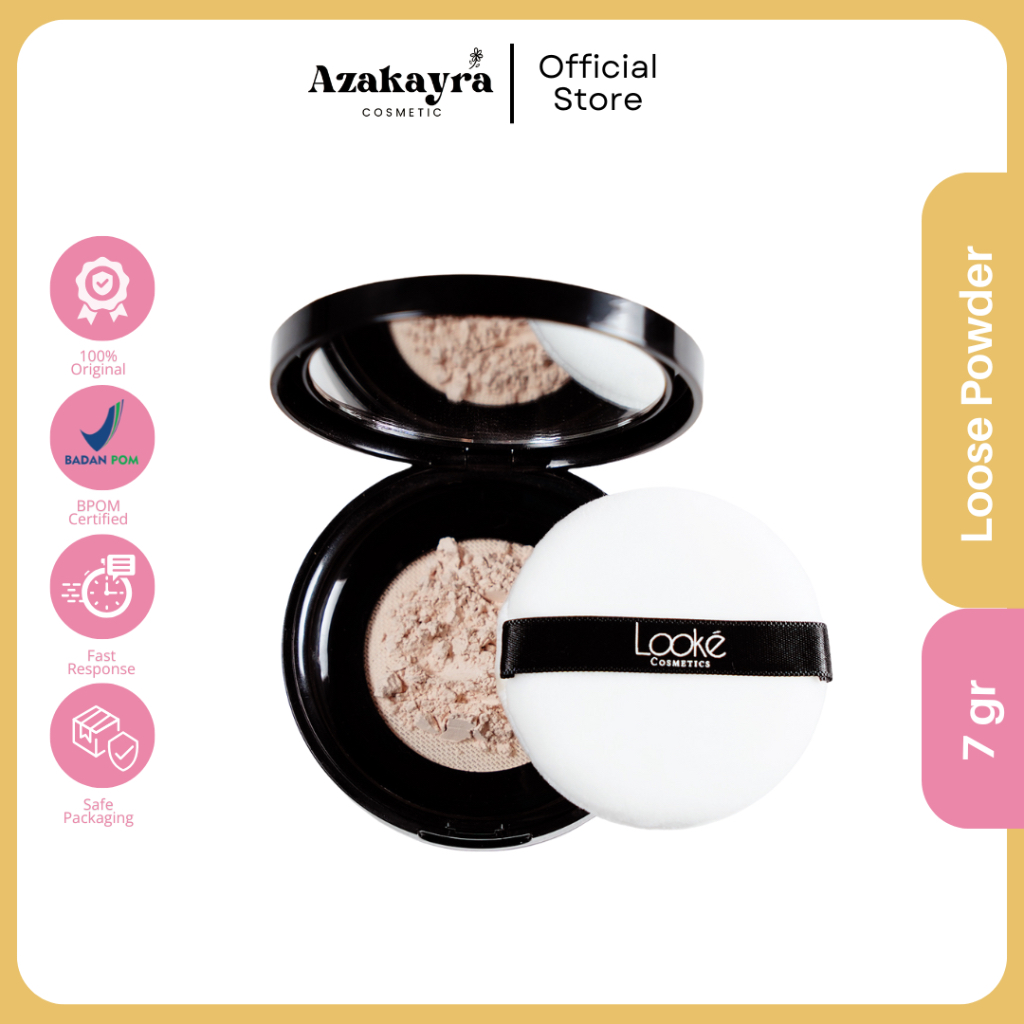 Azakayra Cosmetic - Looke Holy Smooth & Blur Loose Powder 20g
