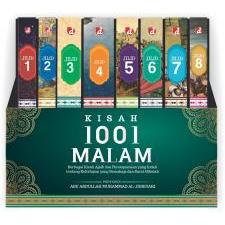 Boxset Kisah 1001 Malam 8 Jilid Lengkap (Hard Cover) - Abu Abdullah Muhammad al-Jihsiyari