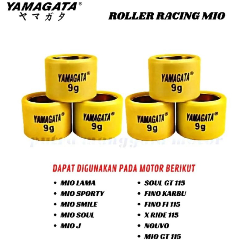 ROLLER RACING YAMAGATA 9 GRAM MURAH / MIO CARBU / FINO CARBU / NUVO / MIO GT HIGH QUALITY