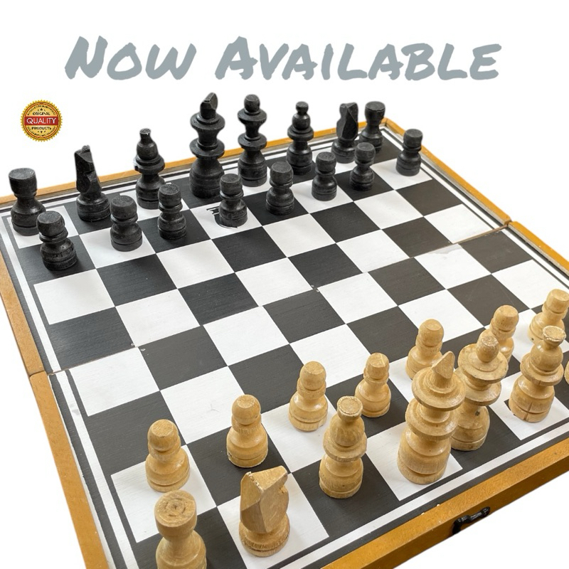 CATUR KAYU UKURAN BESAR DAN KECIL