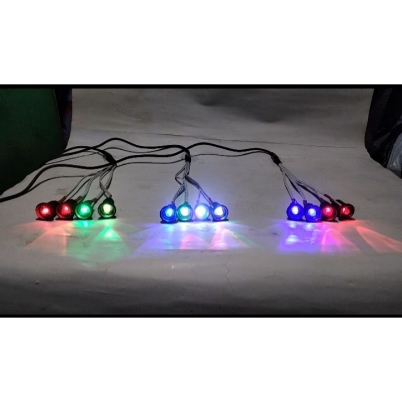 Lampu Miniatur 4 LED Knop