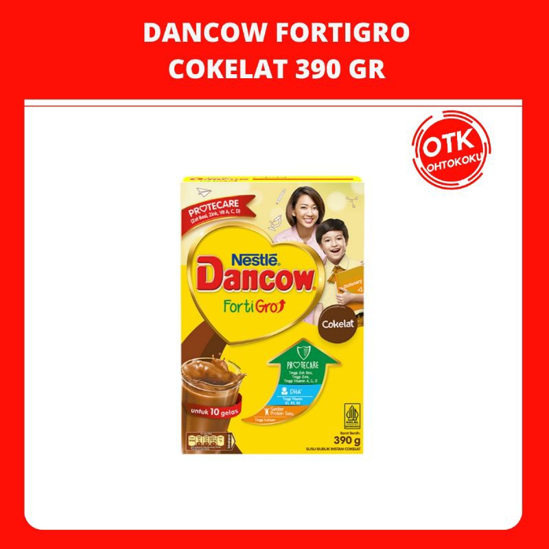 

Nestle Dancow Cokelat Fortigro Susu Bubuk Pertumbuhan Anak 390 gr