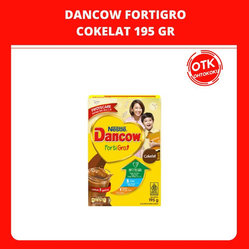 

Nestle Dancow Cokelat Fortigro Susu Bubuk Pertumbuhan Anak 195 gr