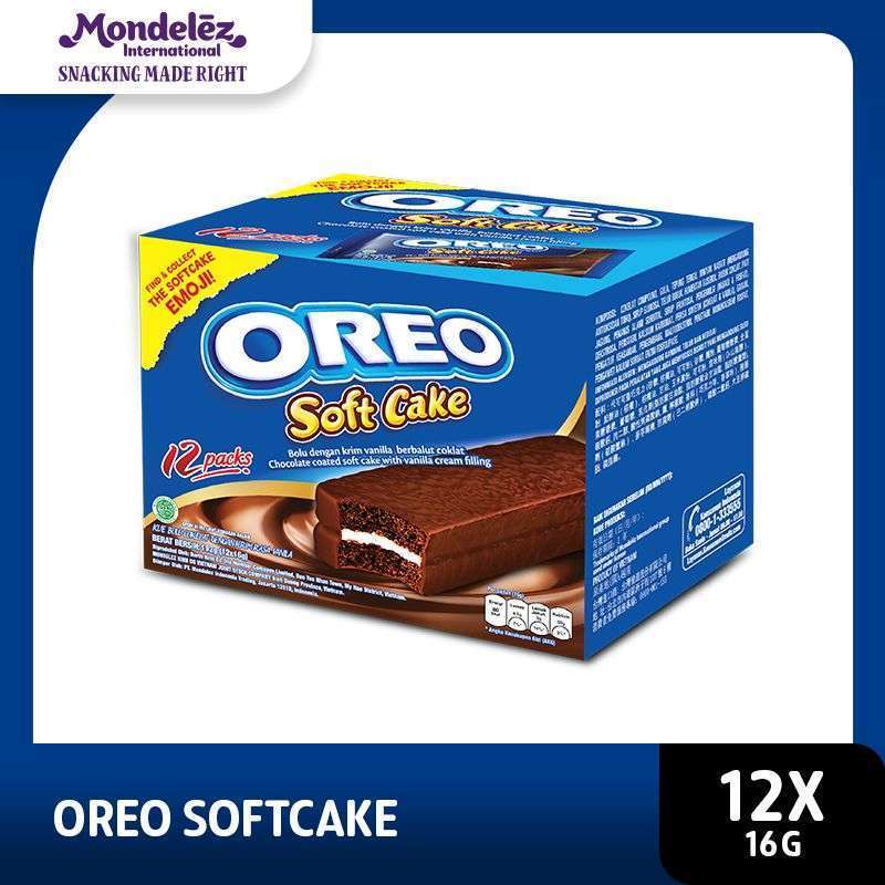 

OREO SOFT CAKE BOLU 1 PACK ISI 12 PCS @16 Gr