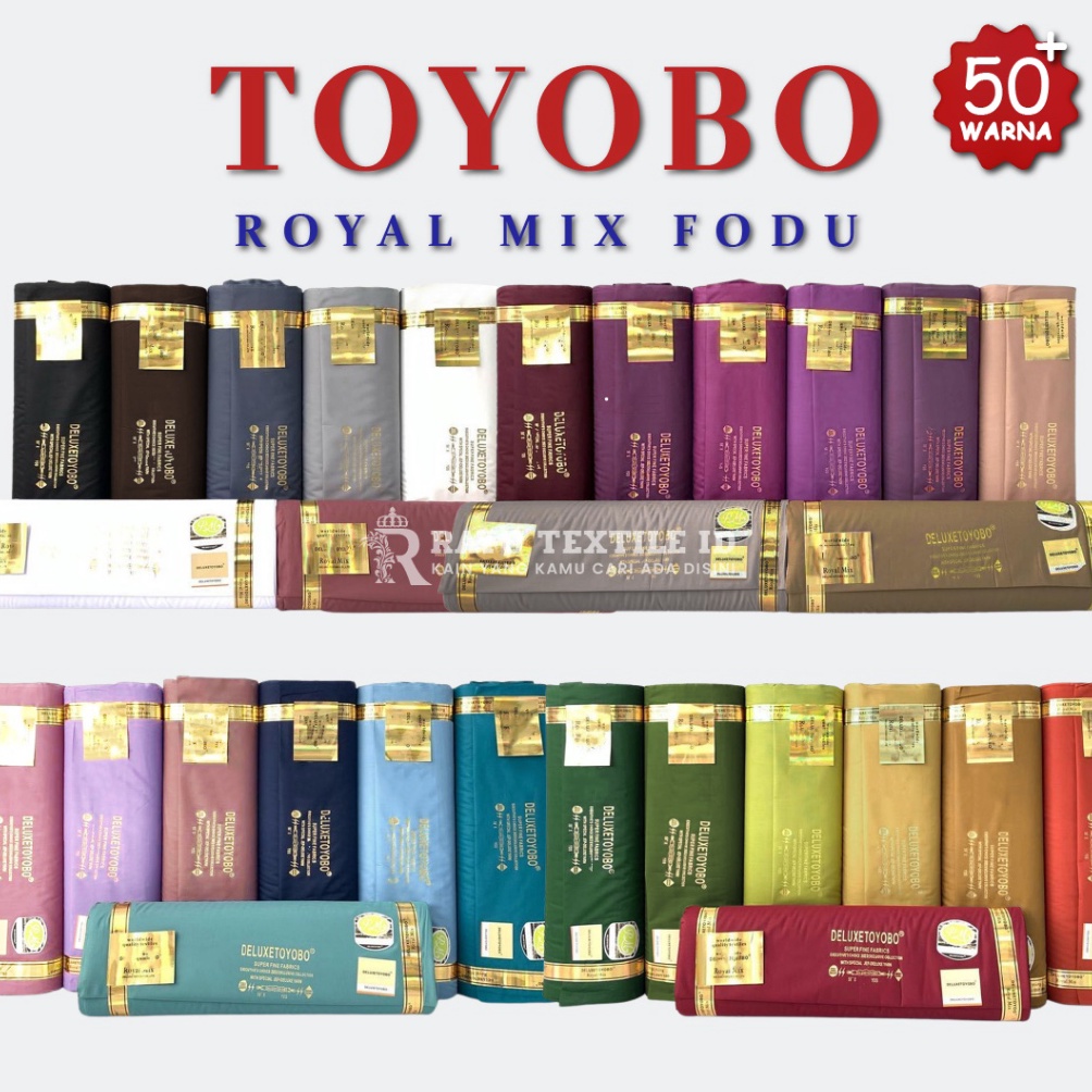 Terbaru Kain Katun Toyobo Fodu Toyobo Royal Mix Toyobo RM Toyobo Premium