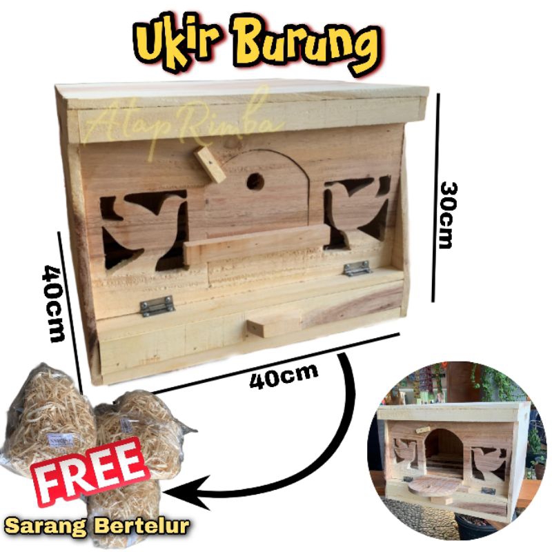 pagupon motif ukir burung