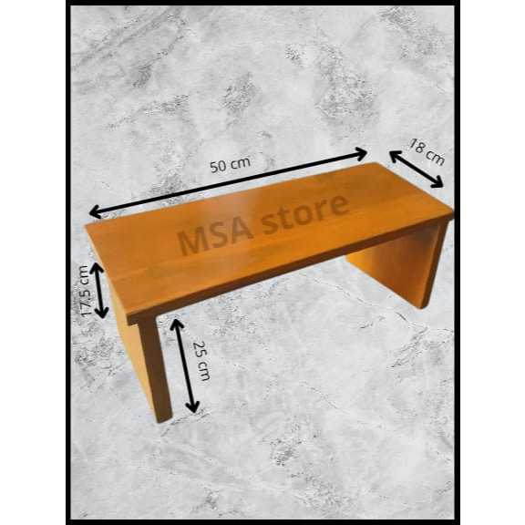 meja mini kayu belajar