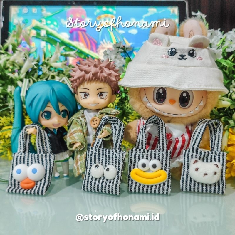 SHINGO TOTE BAG - TAS  DOLL 10 CM    CASUAL KPOP COTTON