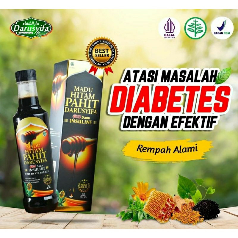 

Madu Hitam/Darusyifa Madu Hitam Pahit/ Darussiyfa Insulin