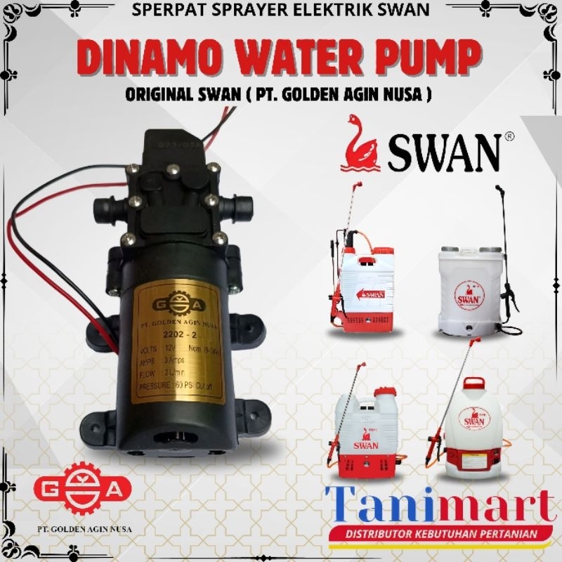 Dinamo Original Swan / Swan Dinamo Water Pump / Dinamo Pump Swan / Dinamo Sprayer Elektrik Swan Ori