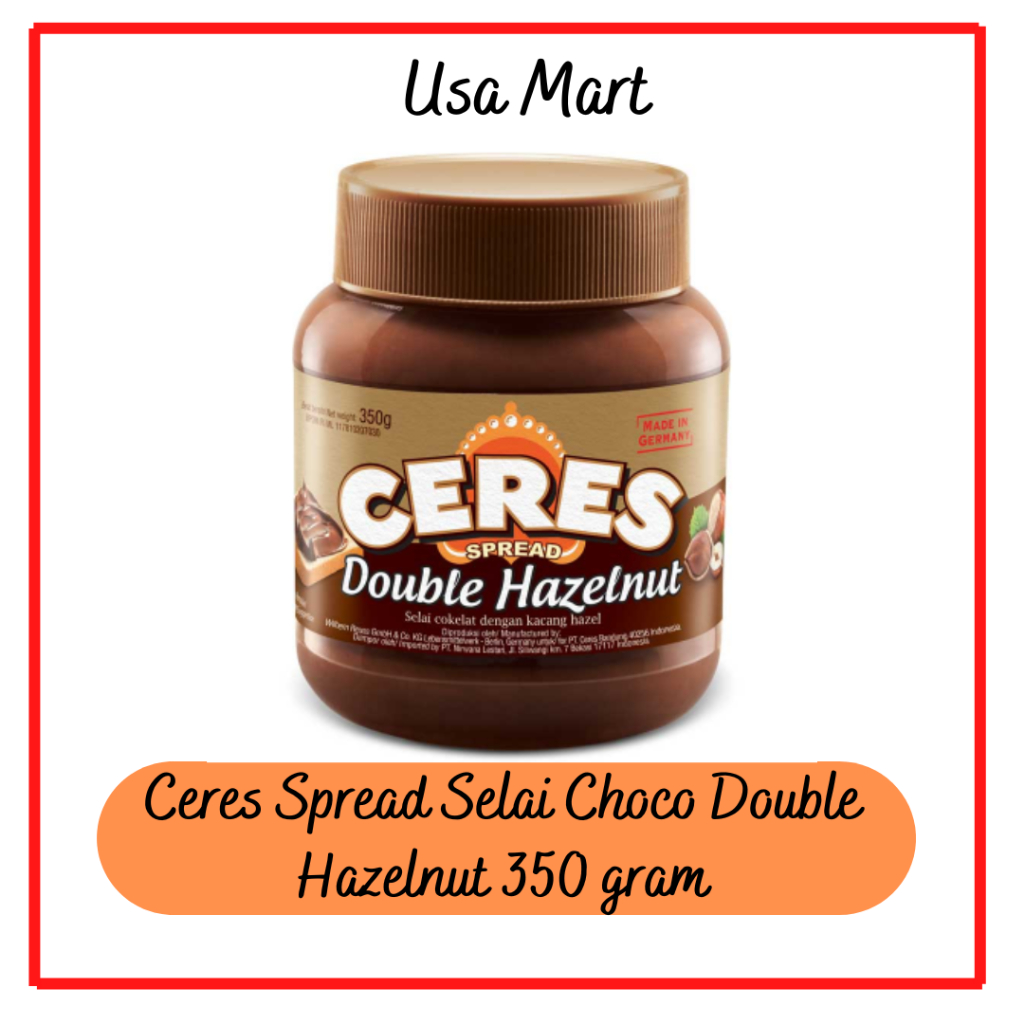 

CERES Spread Selai Choco Double Hazelnut 350 gram