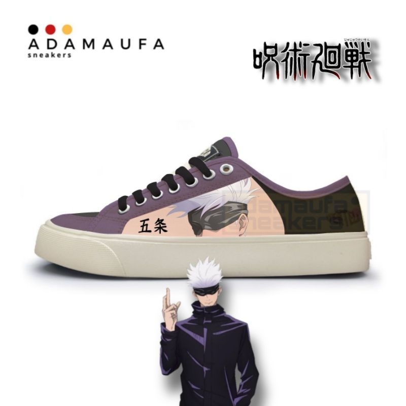 Sepatu Ventela Custom Gojo Satoru Jujutsu Kaisen Sepatu Lukis Pria Wanita