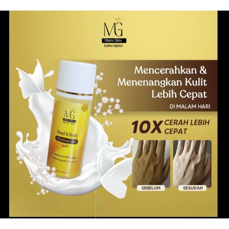 Hb dosting mouw glow untuk kulit susah putih (kelupas)