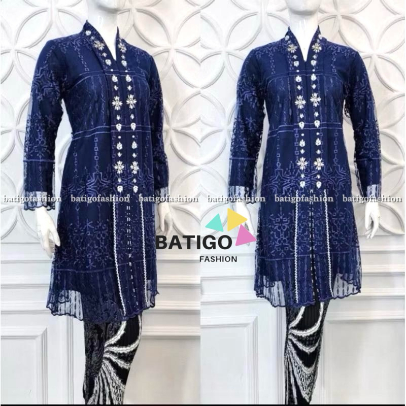 Kebaya Floy Tunik Payet - Set Kebaya Modern - Set Kebaya Wisuda Modern - Kebaya Tunik Payet Modern -