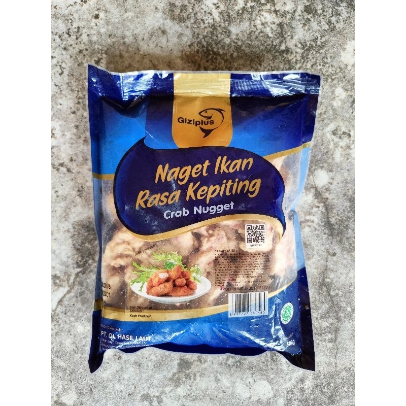 

GIZIPLUS NUGET IKAN KEPITING 500gr