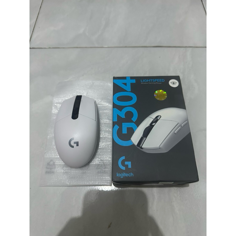 Mouse Logitech G304 LightSpeed White Wireless Gaming Second