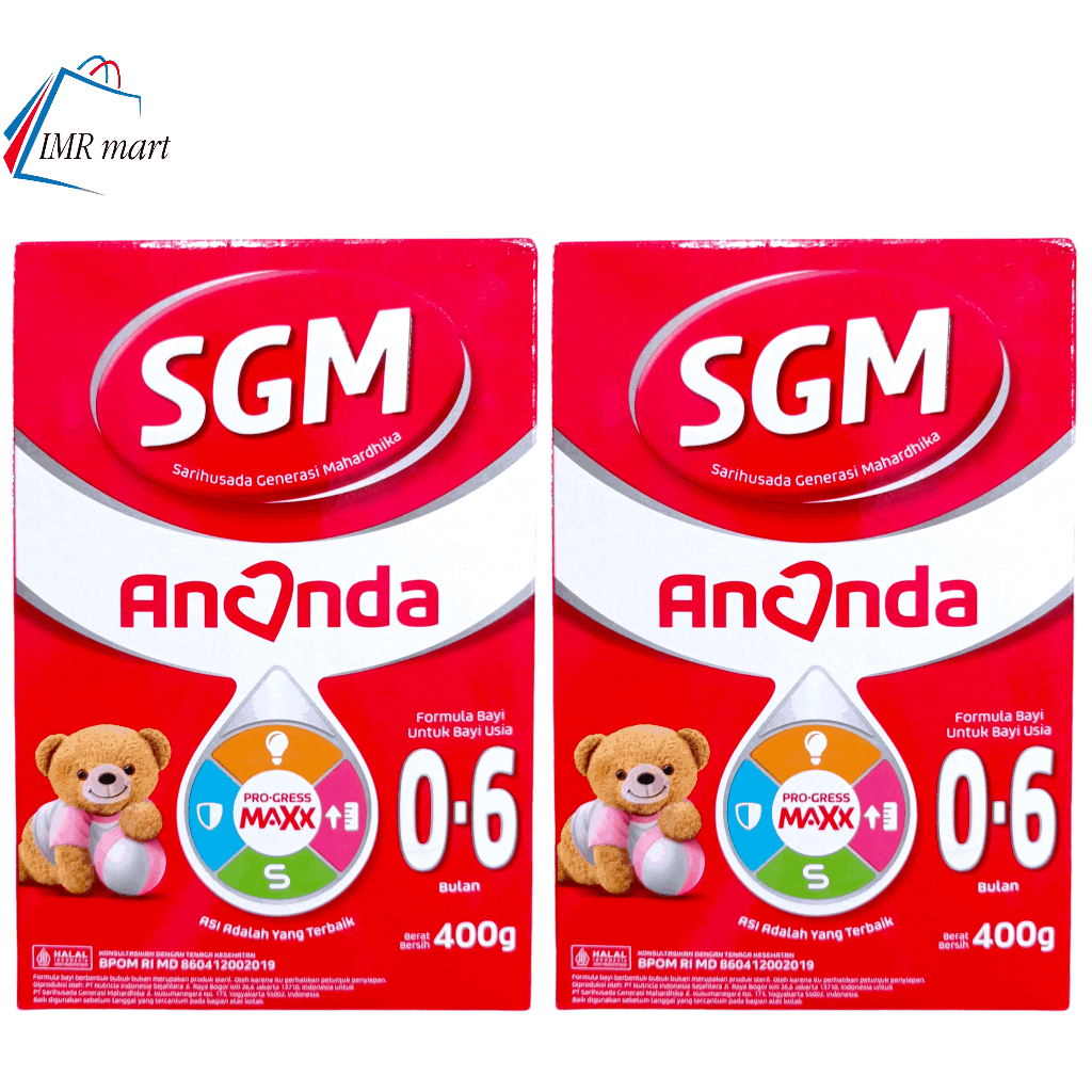 SGM Ananda Usia 0-6 Bulan Ukuran 400 Gram Susu Bayi Sgm Ananda