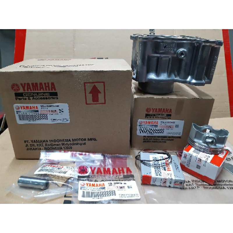 Blok Boring Piston Set VixionOld VixionNvl R15V2 ORIGINAL YGP (1PA-WB016-00)