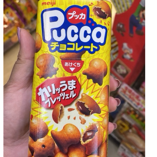 

Meiji Pucca Snack Coklat Biscuit
