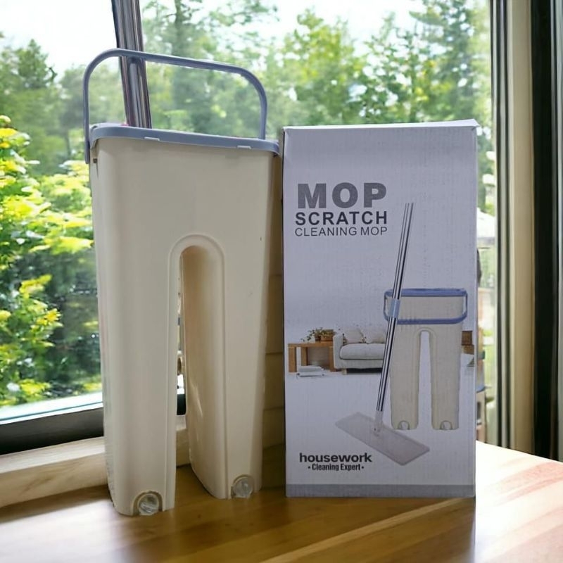 pel mop kotak pel putar 360° pel mop