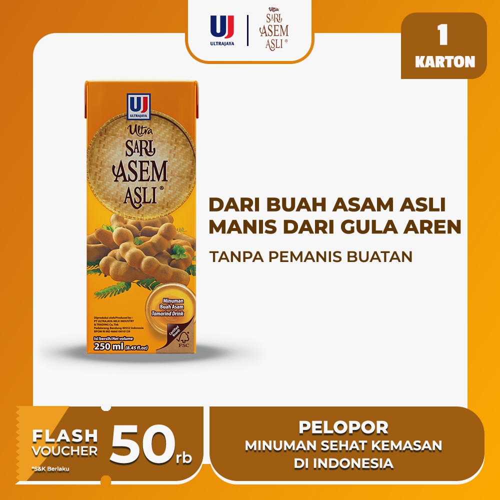 

Ultra Sari Asem Asli 250 ml