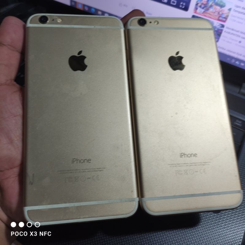 iphone 6 Plus Mati total 2 unit anggap bahan dan sparepart cek deskripsi