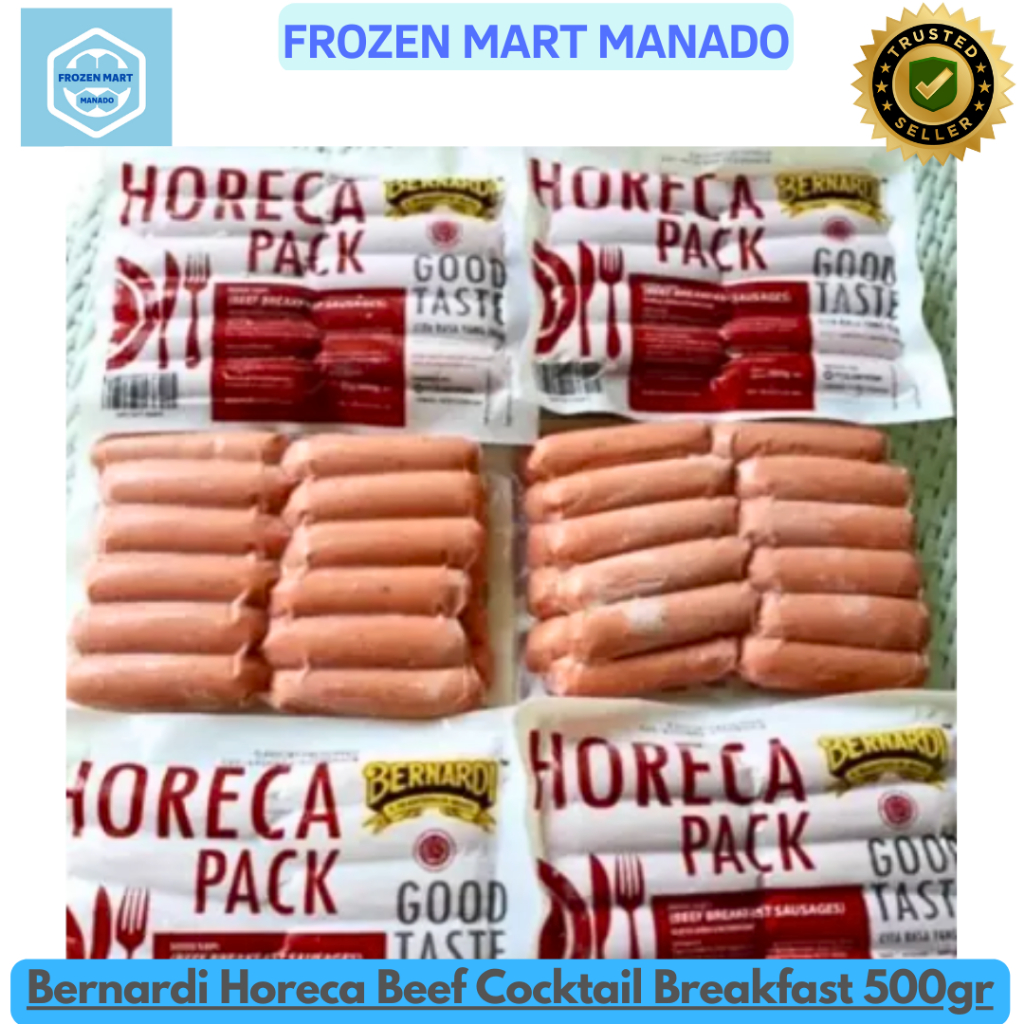 

Bernardi Horeca Beef Cocktail Breakfast 500gr - Frozen Mart Manado (Frozen Food Manado)