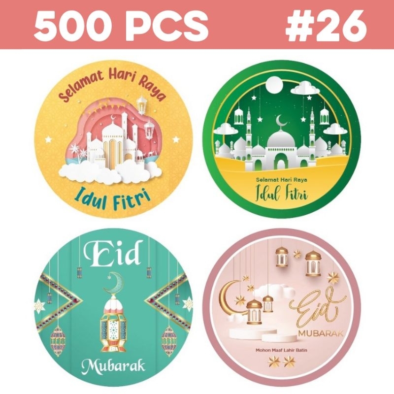 

STIKER Roll 500pcs Selamat Hari Raya IDUL FITRI