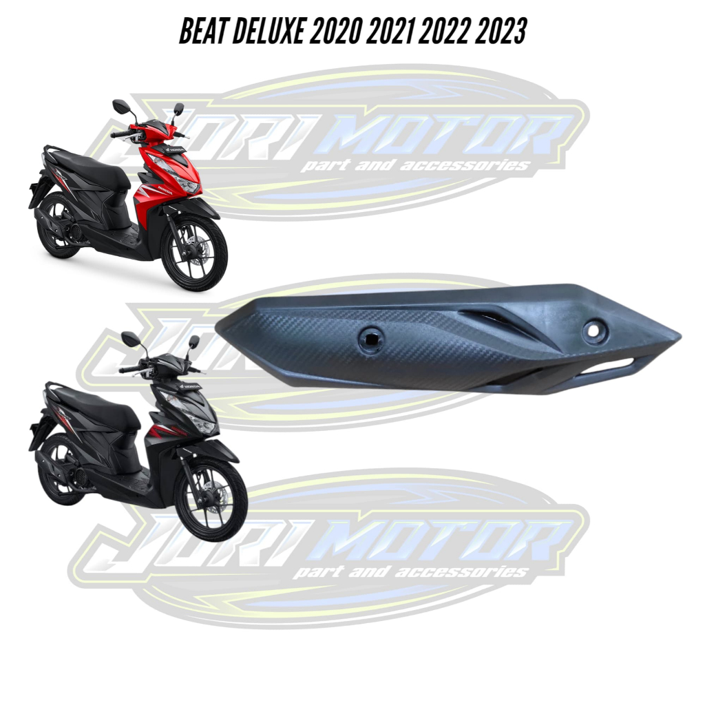 Pelindung Tutup Knalpot Honda Beat Street Beat Deluxe Tahun 2020 2021 2022 2023 / Body Kasar Beat