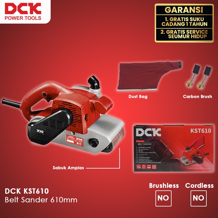Mesin Amplas TANK DCK KST610 / Mesin Amplas Belt Sander KST 610 - Mesin Amplas Tank Finishing Sander
