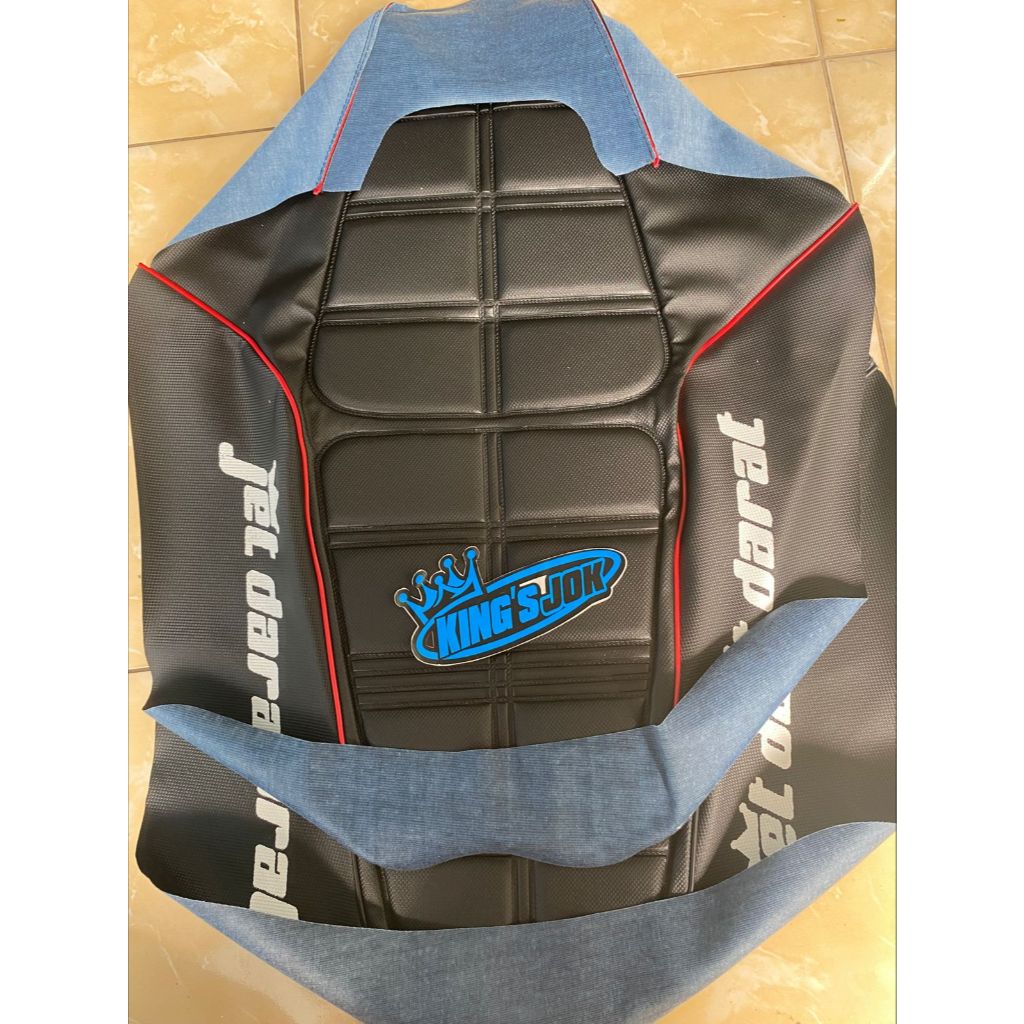 KULIT JOK RX KING TAHU-jet darat-yamaha-polos-timbul-jok king-perahu-extreme-prau-timbul-siku-tahu-t