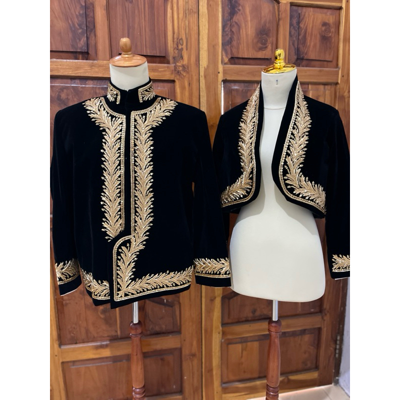 baju pengantin jogja bludru premium / beskap jogja dan bolero