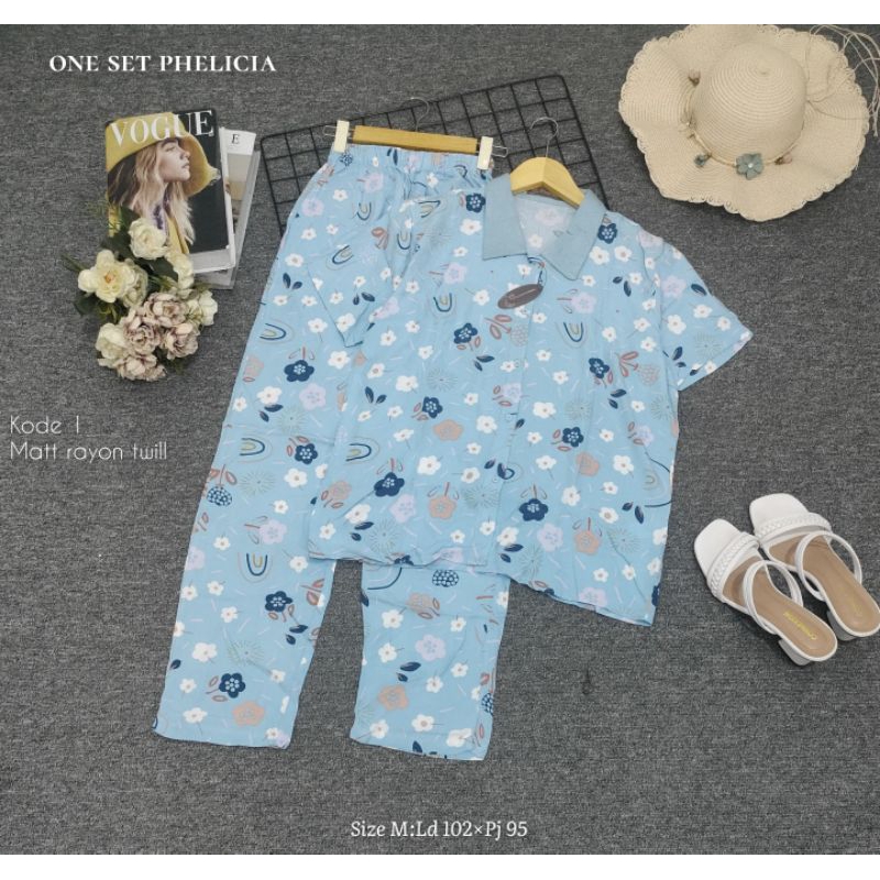 ❤️wbc❤️One set phelicia terbaru