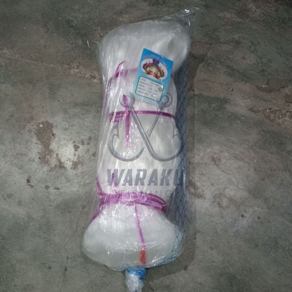 Pukat Ikan / Jaring ikan TATE Merk Phoenix 0.35 lubang 4 inch 100x100