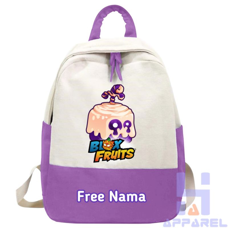 TAS RANSEL ANAK BLOX FRUITS DOUGH FREE NAMA