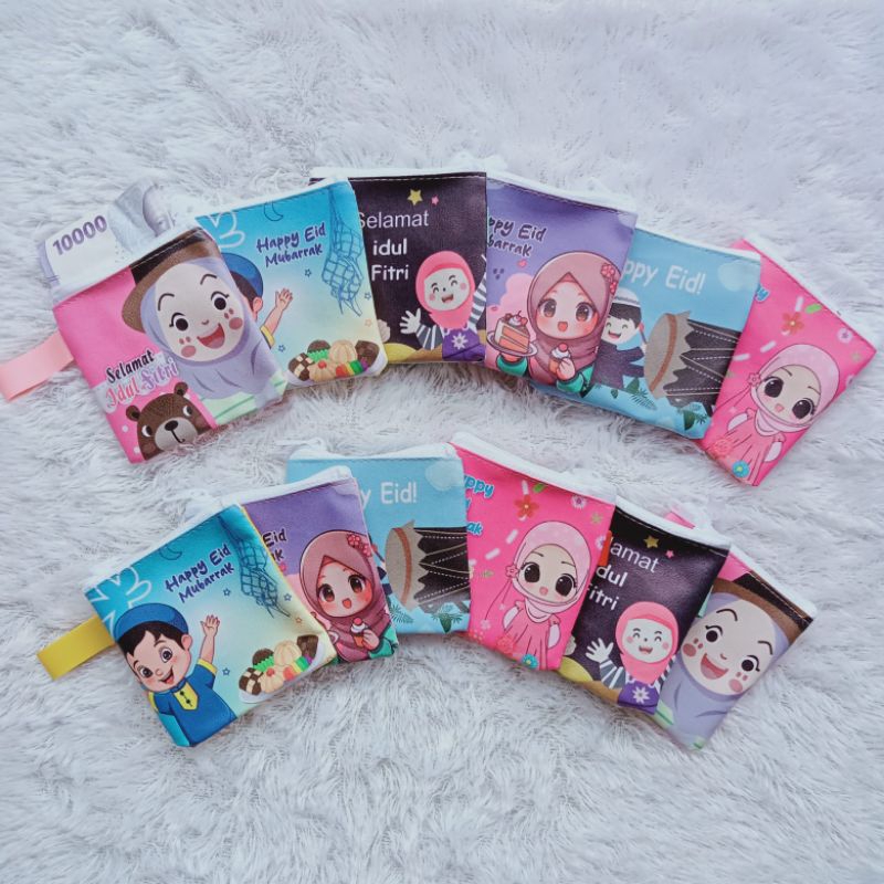 

(dpt 12pcs) amplop lebaran kotak printing