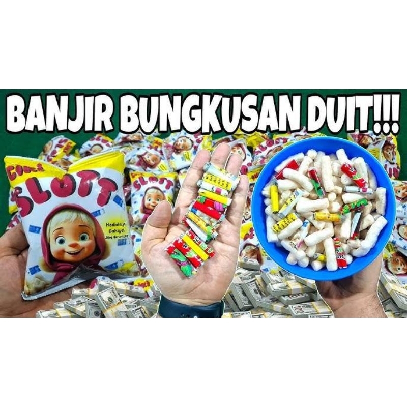 

Ciki slott Berhadiah uang tunai - Ciki berhadiah uang - 1 pack isi 10 pcs
